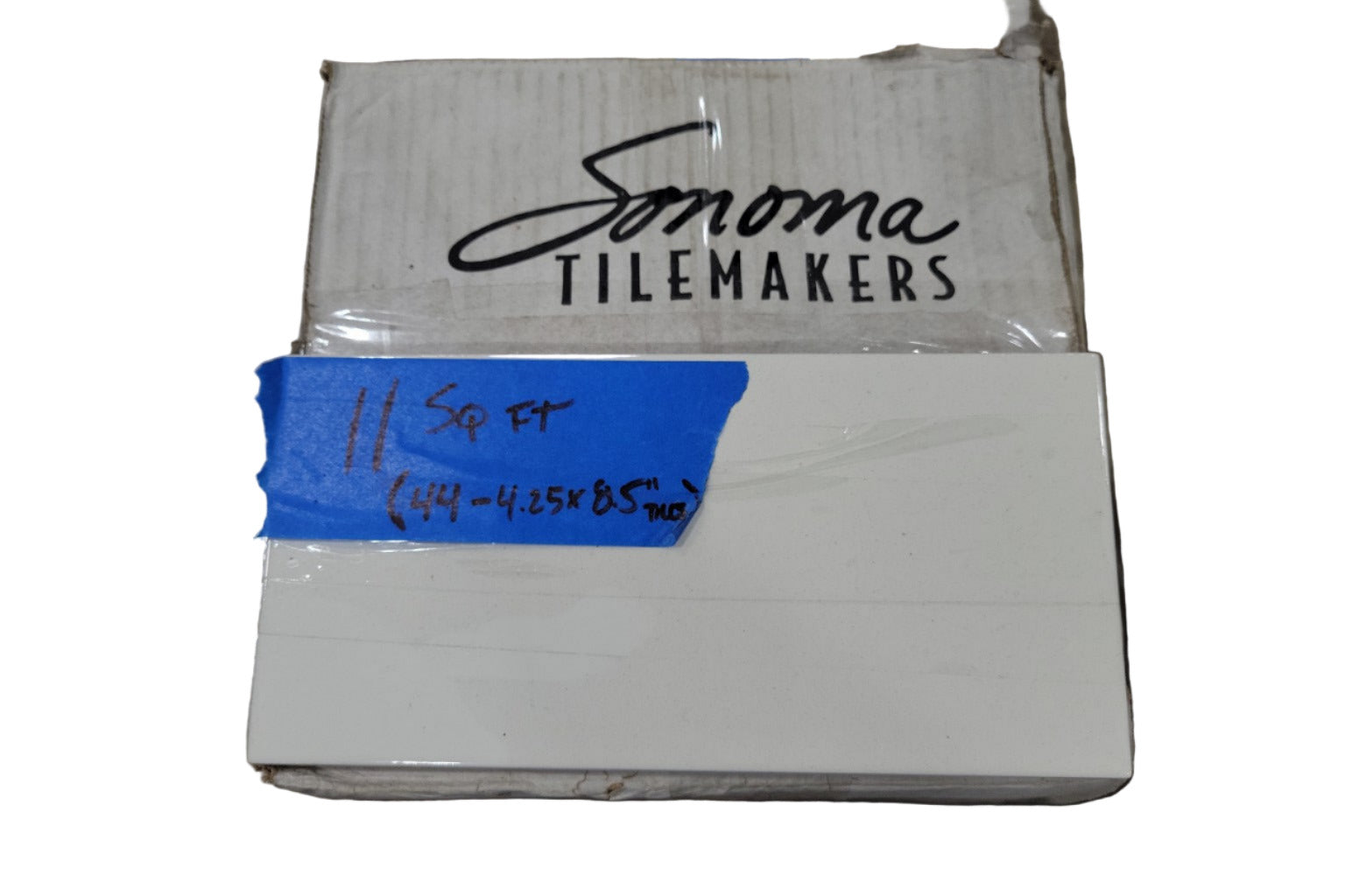 Sonoma Tilemakers Gloss White Wall Tile – 11 Sq Ft (44 Tiles, 4.25" x 8.5")
