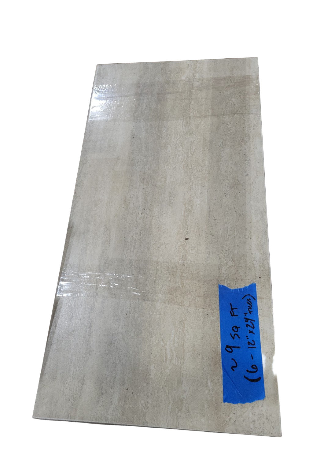 Porcelain Stone-Look Tile – 9 Sq Ft (6 Tiles, 12" x 24")