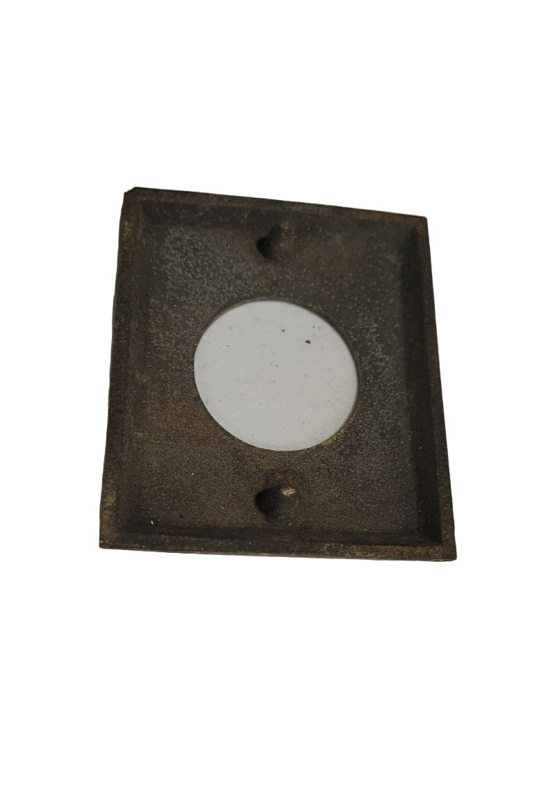Single Square Brass Door Escutcheon – 2 ¾"