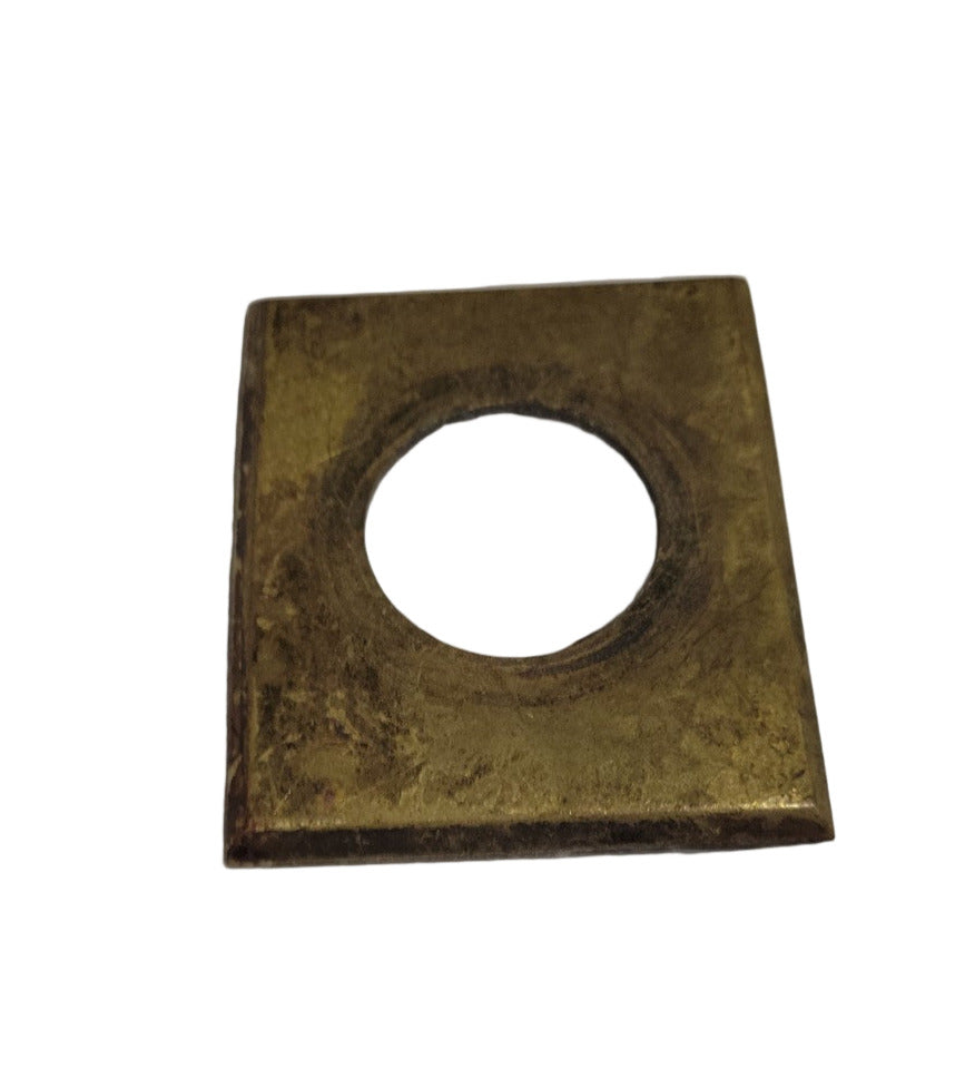 Single Square Brass Door Escutcheon – 2 ¾"