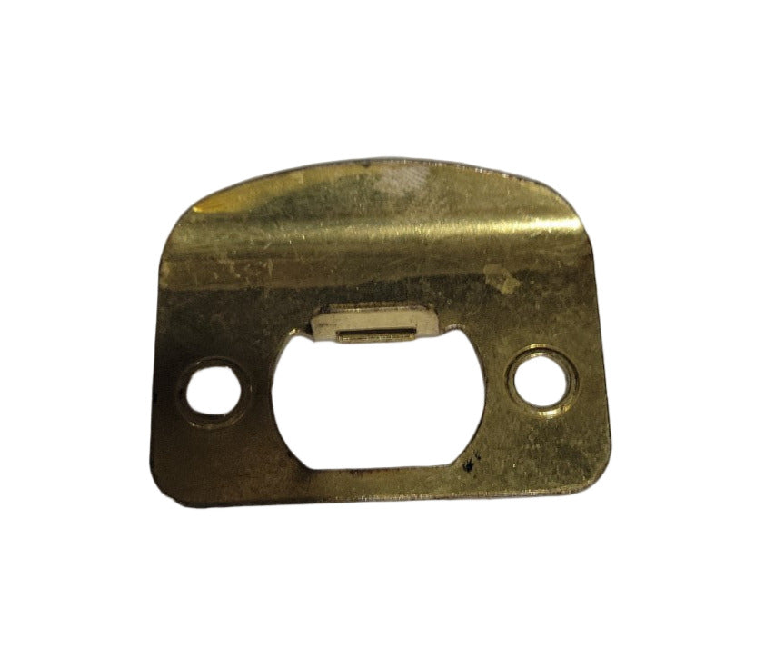 Polished Brass Strike Plate – 2 ¾"