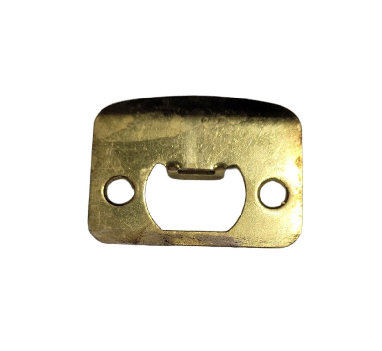 Polished Brass Strike Plate – 2 ¾"