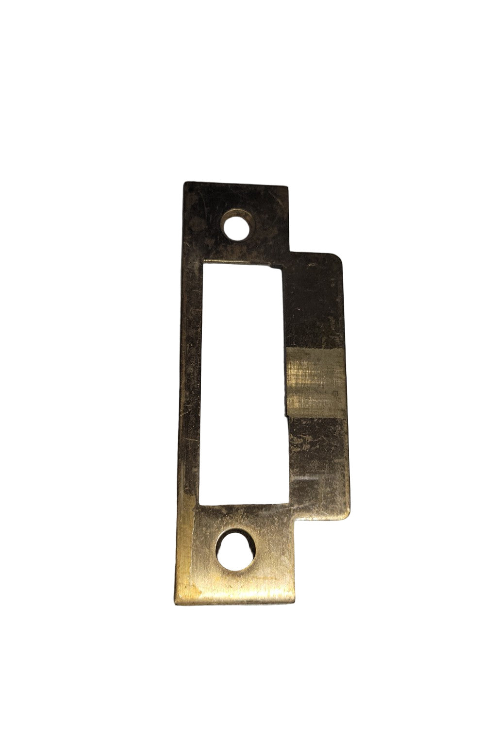 Rectangular Brass Door Strike Plate – 4 ¾"