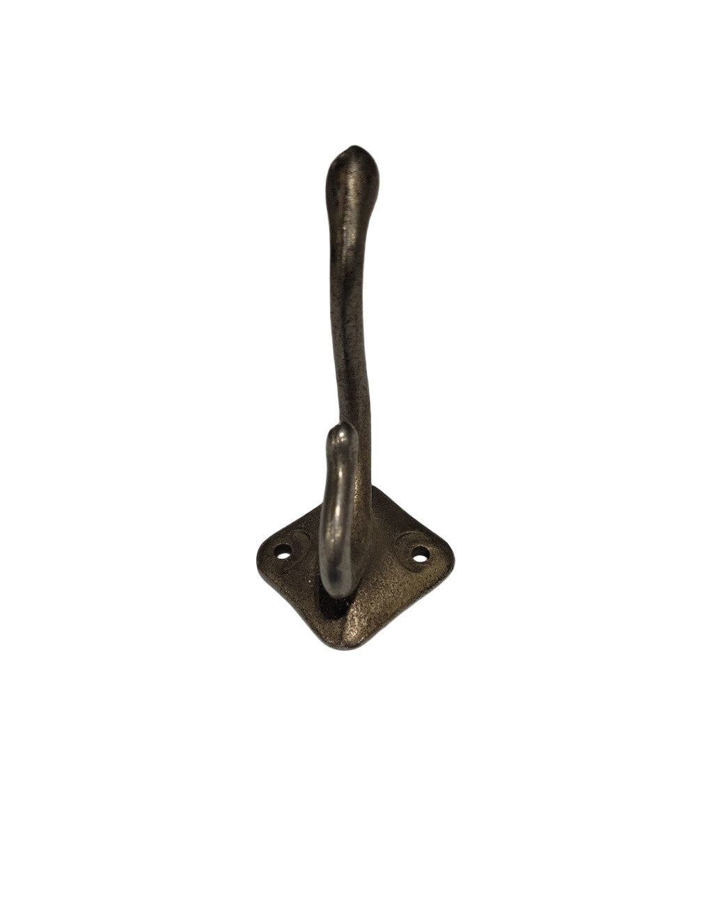 Antique Cast Iron Double Coat Hook – 3"