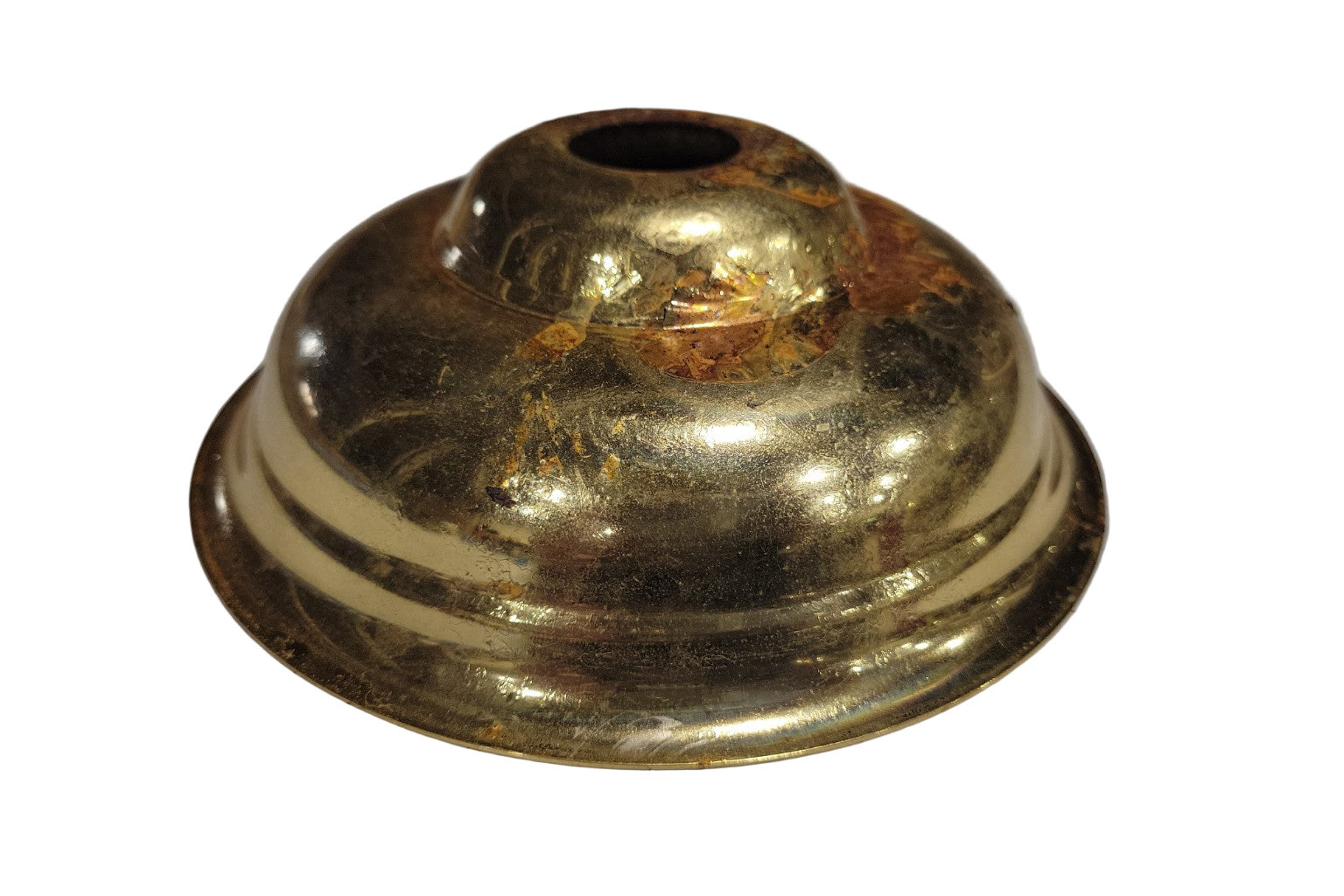 Vintage Brass-Plated Ceiling Canopy – 6 ¼" Diameter