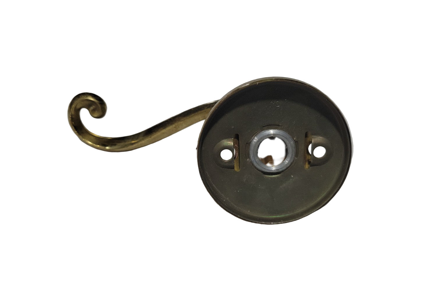 Solid Brass Scroll Handle – 4¾"