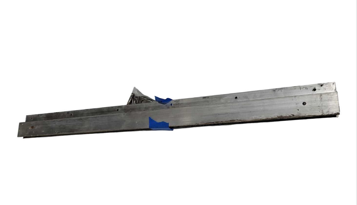 Commercial Aluminum Glass Door Locking Rail – Complete with Lock & Screws