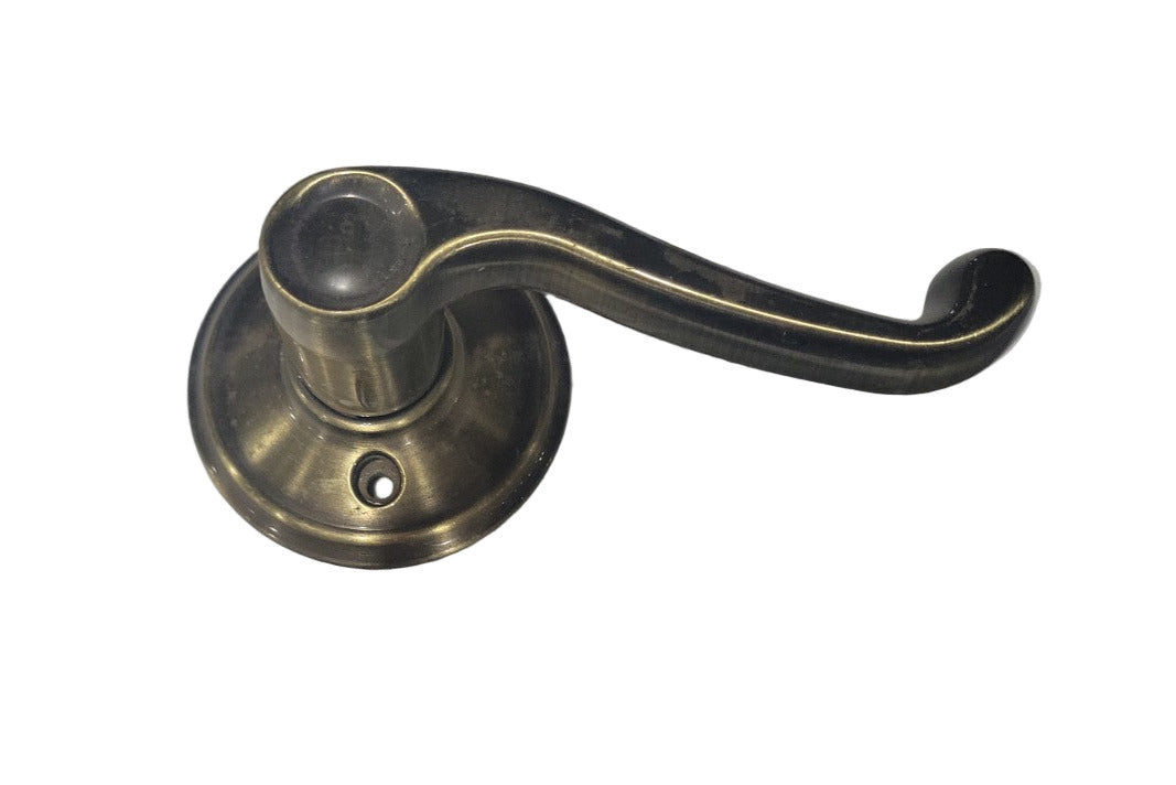 Vintage Brass Fixed Lever Handle