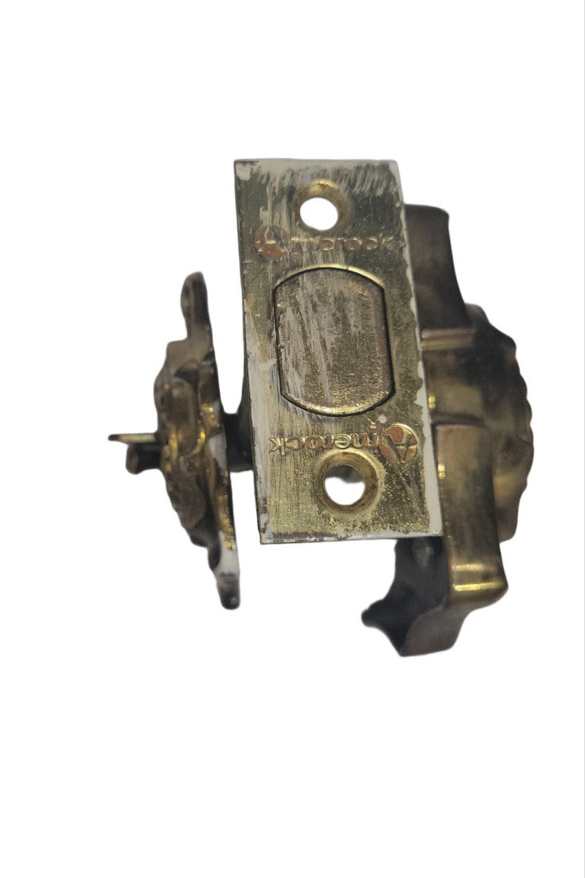 Amerock 9076-23 Ornate Brass Deadbolt Lock