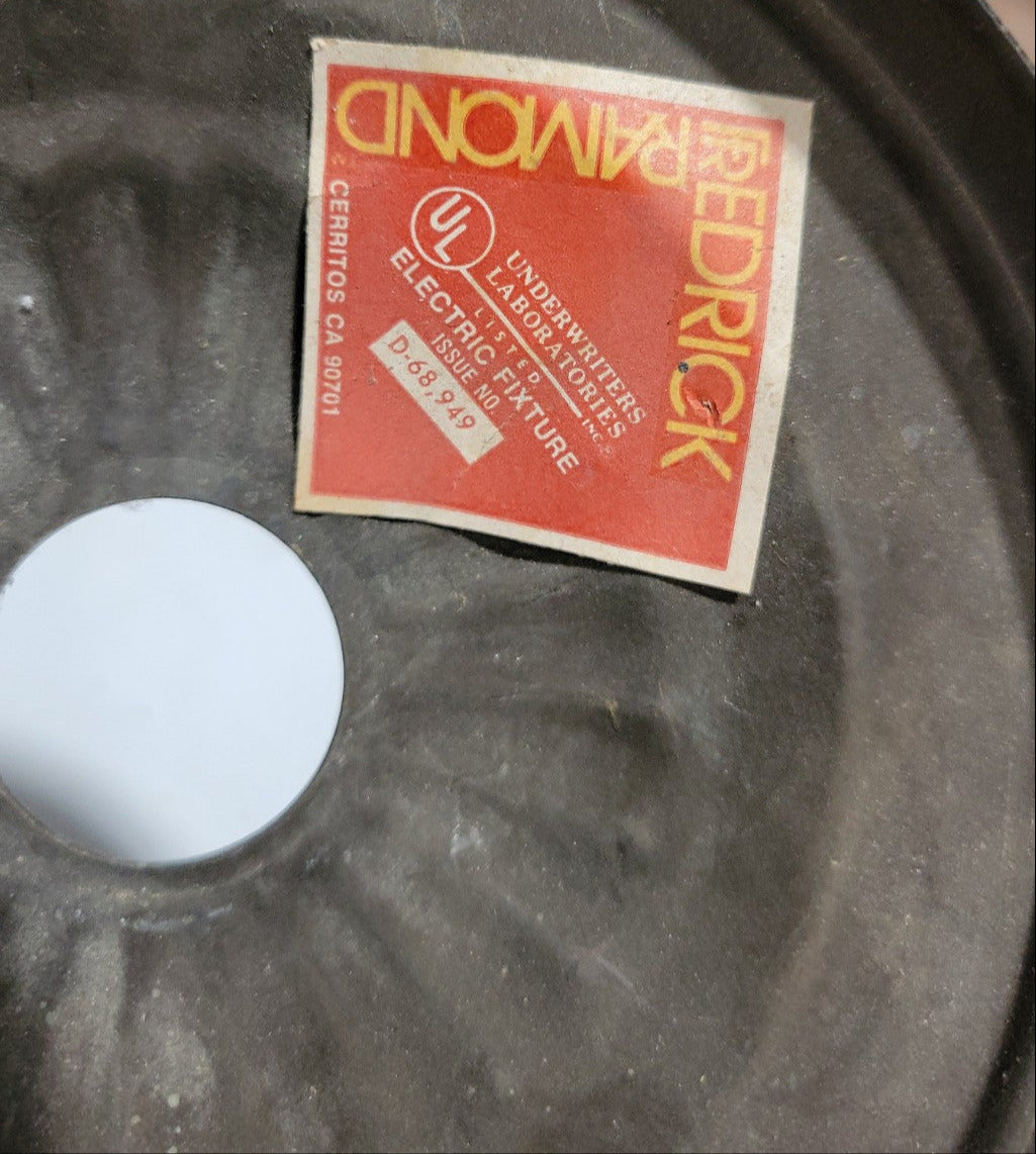 Vintage Redrick Brass Ceiling Canopy Plate – 5 ¼" Diameter