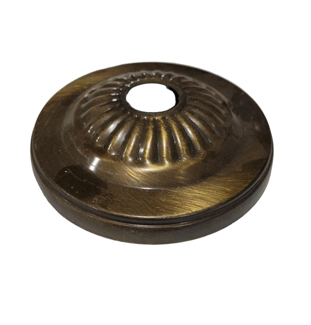 Vintage Redrick Brass Ceiling Canopy Plate – 5 ¼" Diameter