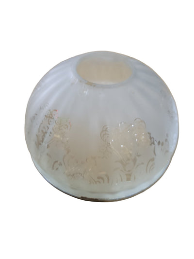 Vianne French Mouth-Blown Glass Shade – 6" D x 3½" H