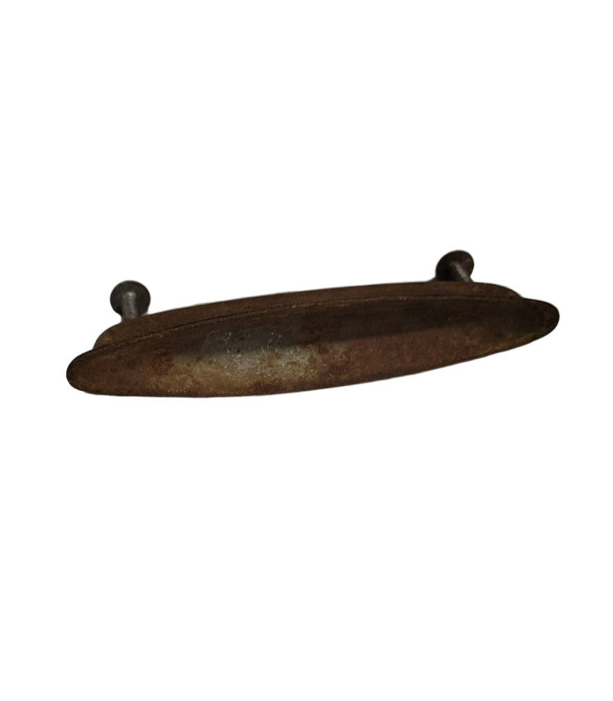Vintage Streamline Metal Drawer Pull – 4" L x 1" W