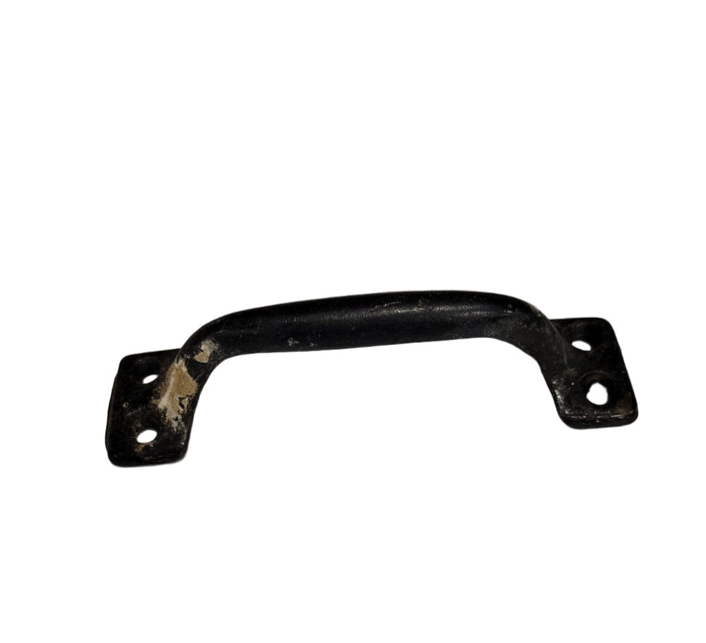 Vintage Black Painted Steel Drawer Pull – 4" L x 1" W