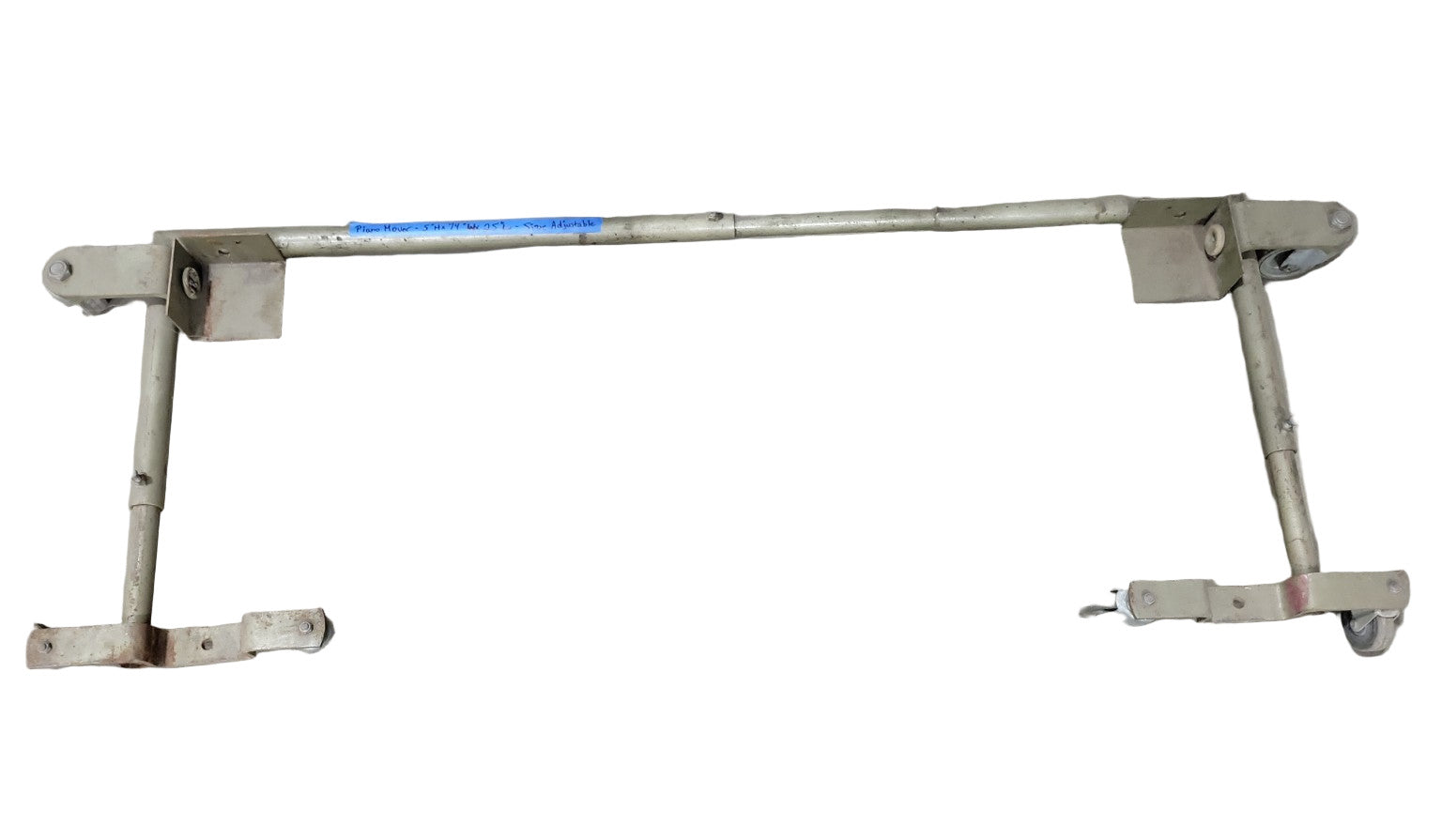 Adjustable Piano Moving Dolly with Swivel Casters – Steel Frame