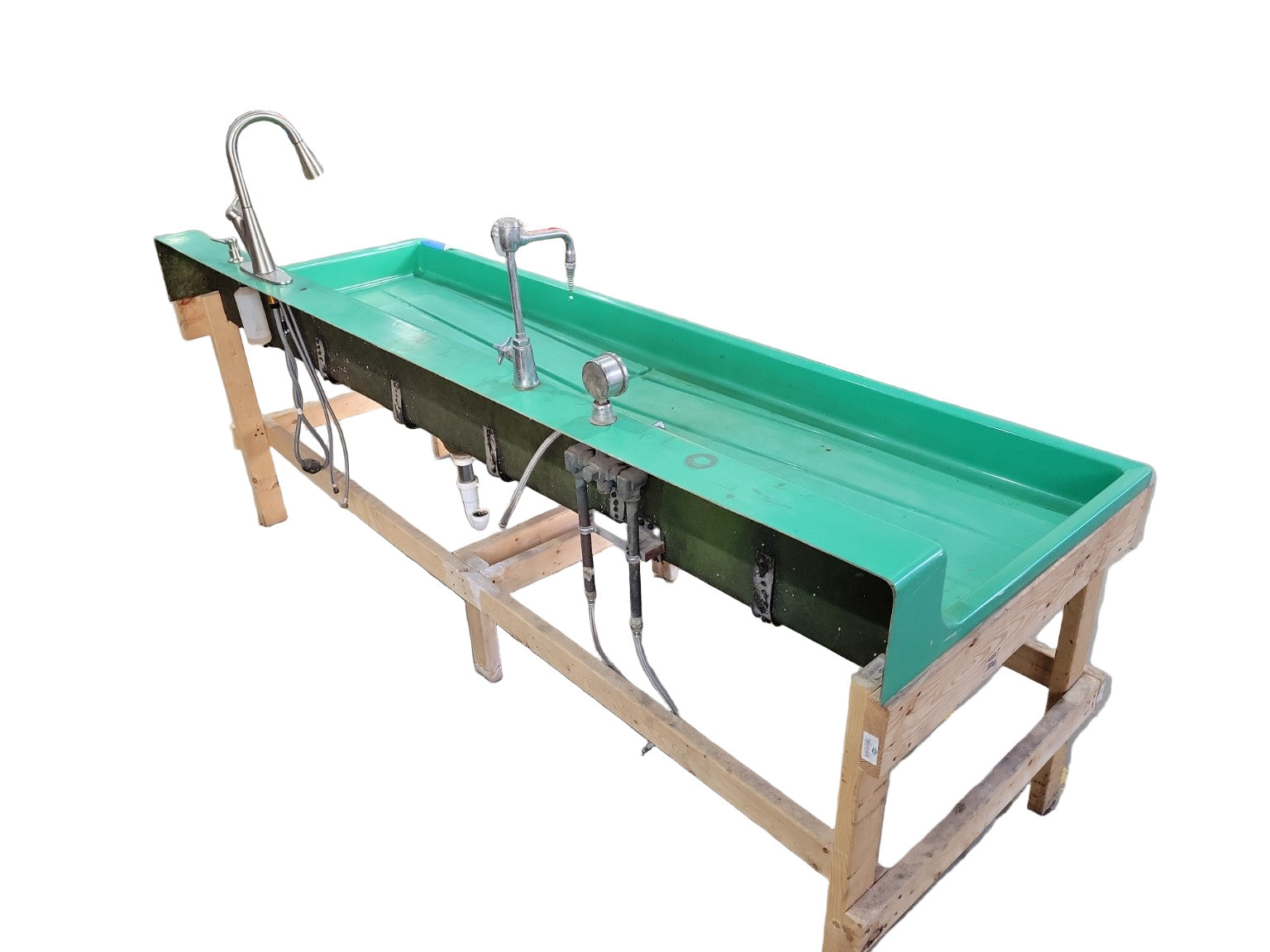 Vintage Kreonite Industrial Darkroom Sink – 106" Wide
