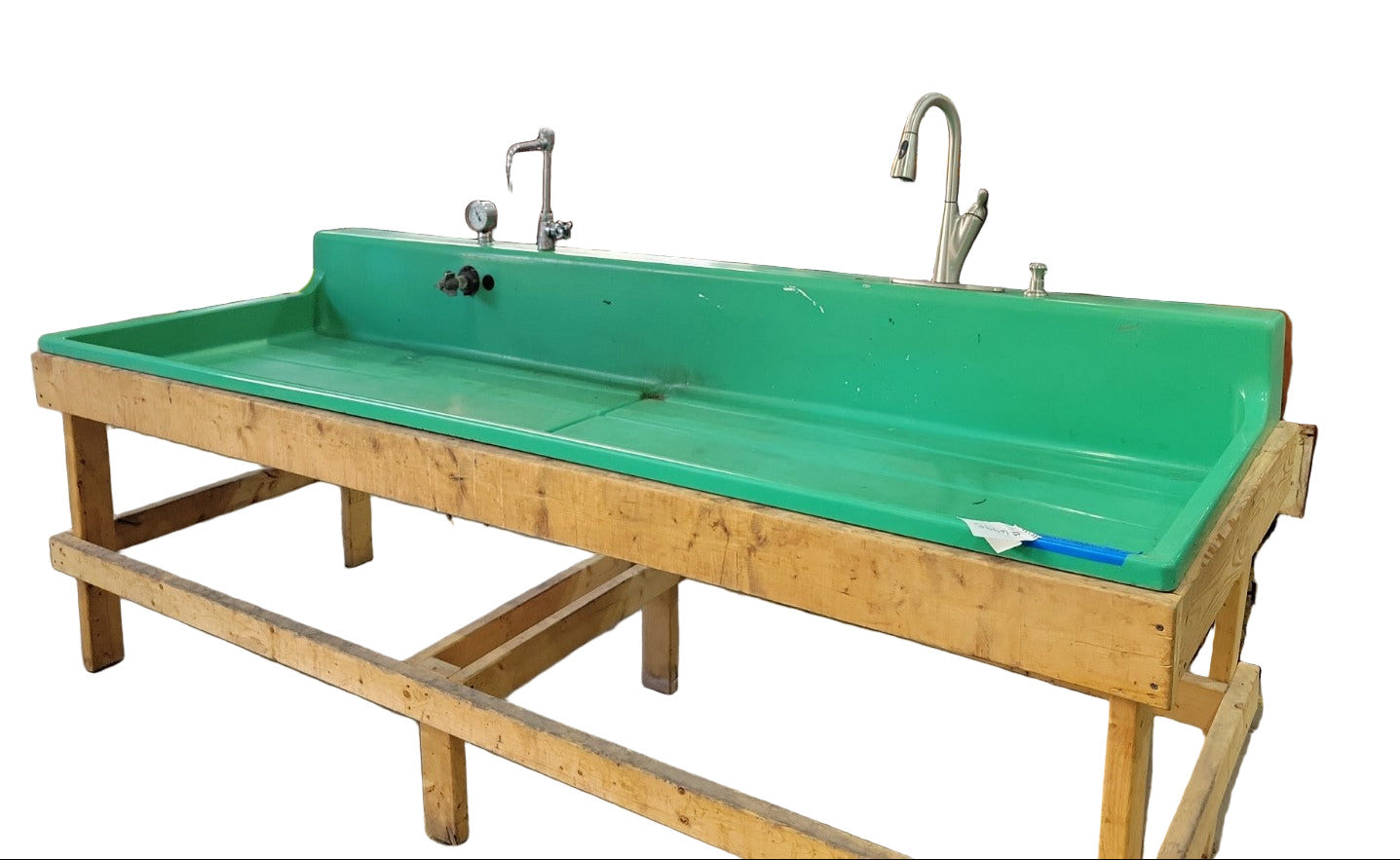 Vintage Kreonite Industrial Darkroom Sink – 106" Wide