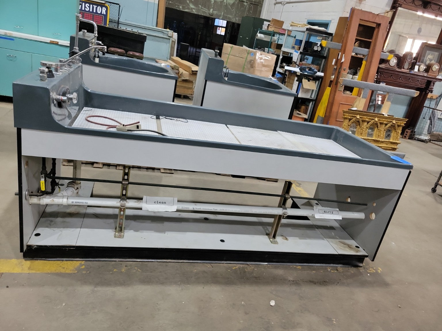 Kreonite Kreolab 8-Foot Industrial Film Processing Sink with Faucet Array