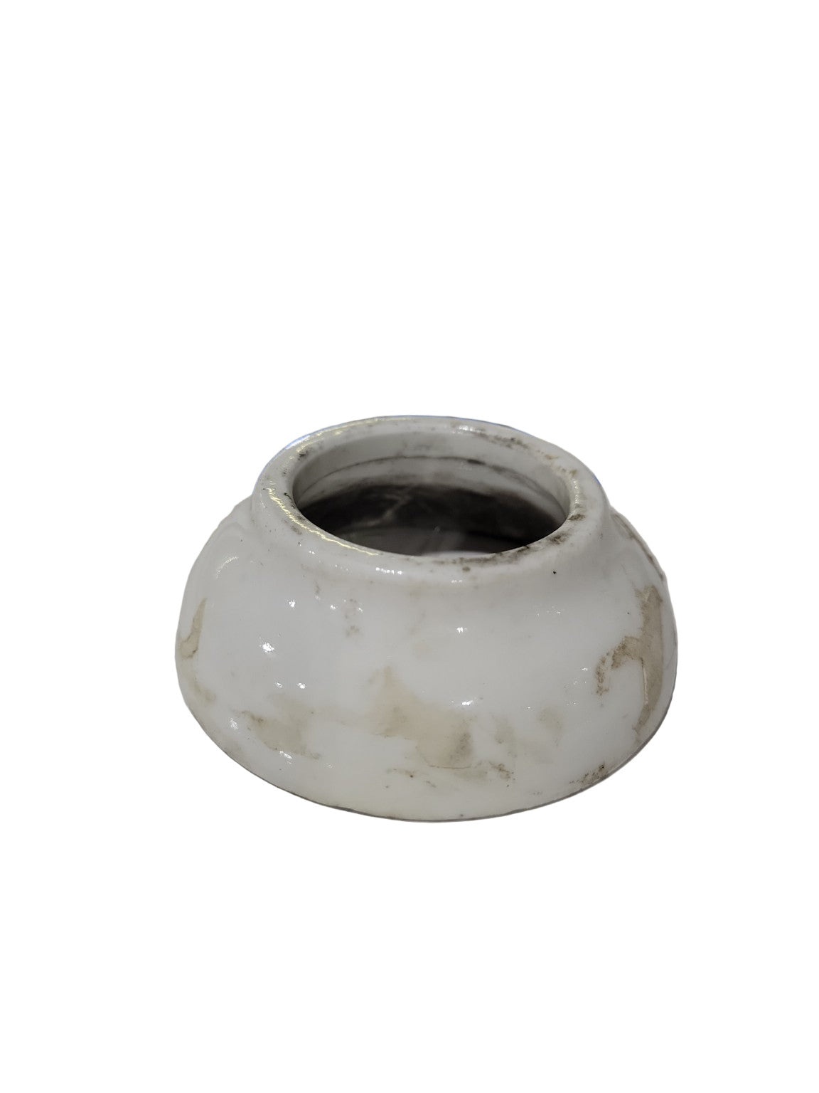 Vintage Porcelain Escutcheon Collar – 3" Diameter