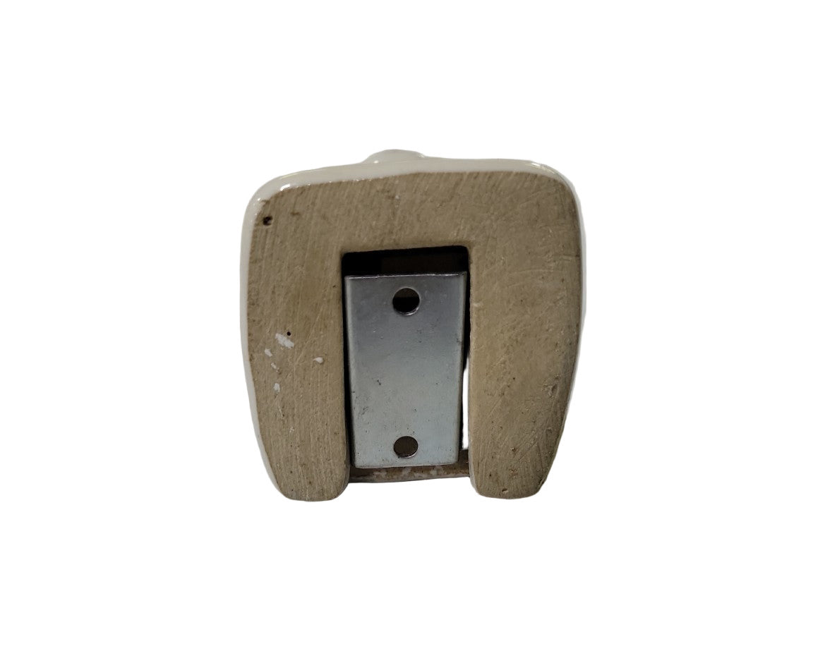 Vintage Ceramic Wall-Mount Hook – 2" x 2" x 2 ½"