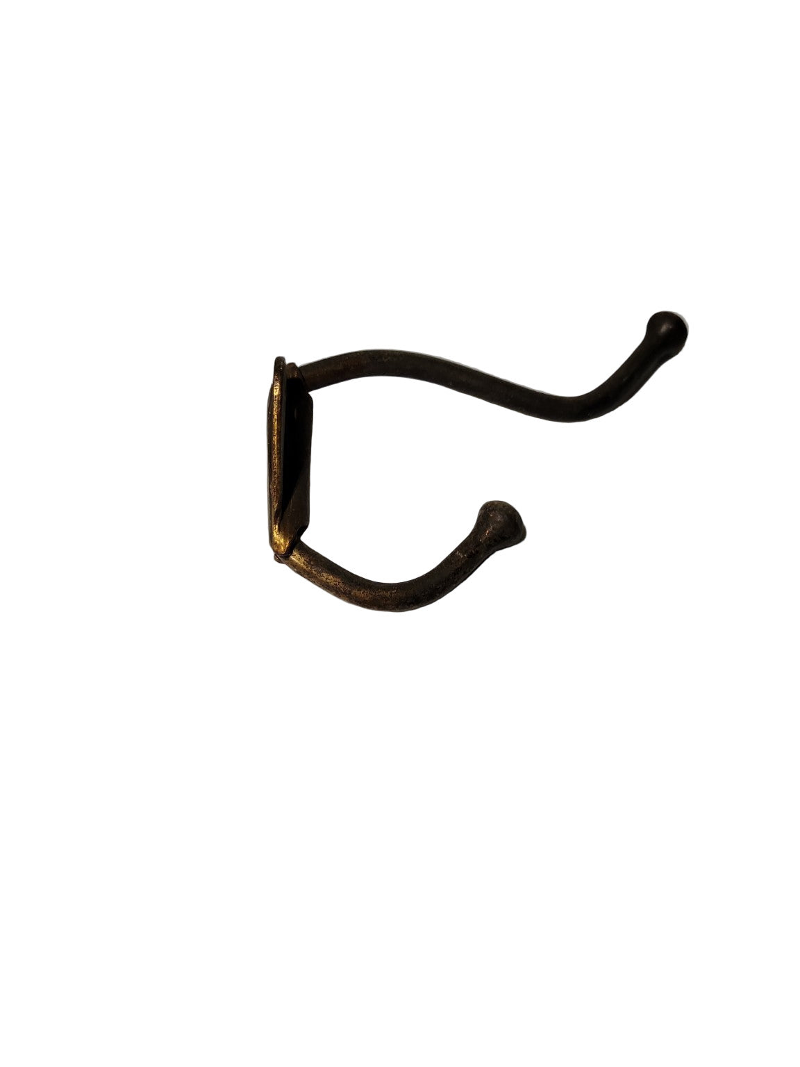 Antique Metal Double Wall Hook – 4 ½" Depth