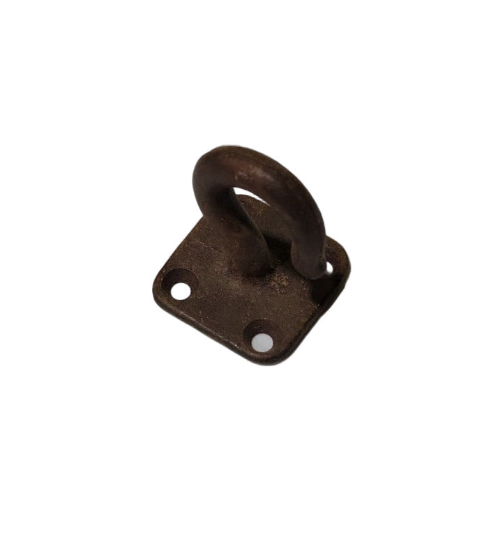 Vintage Cast Iron Ceiling Hook – Square Base, 2" Depth