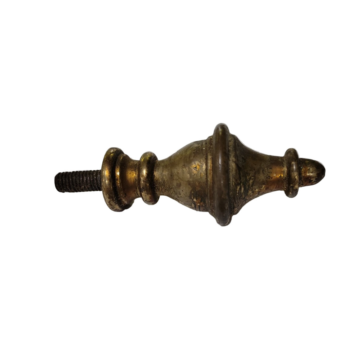 Antique Brass Finial – 4" Tall, 2" Diameter