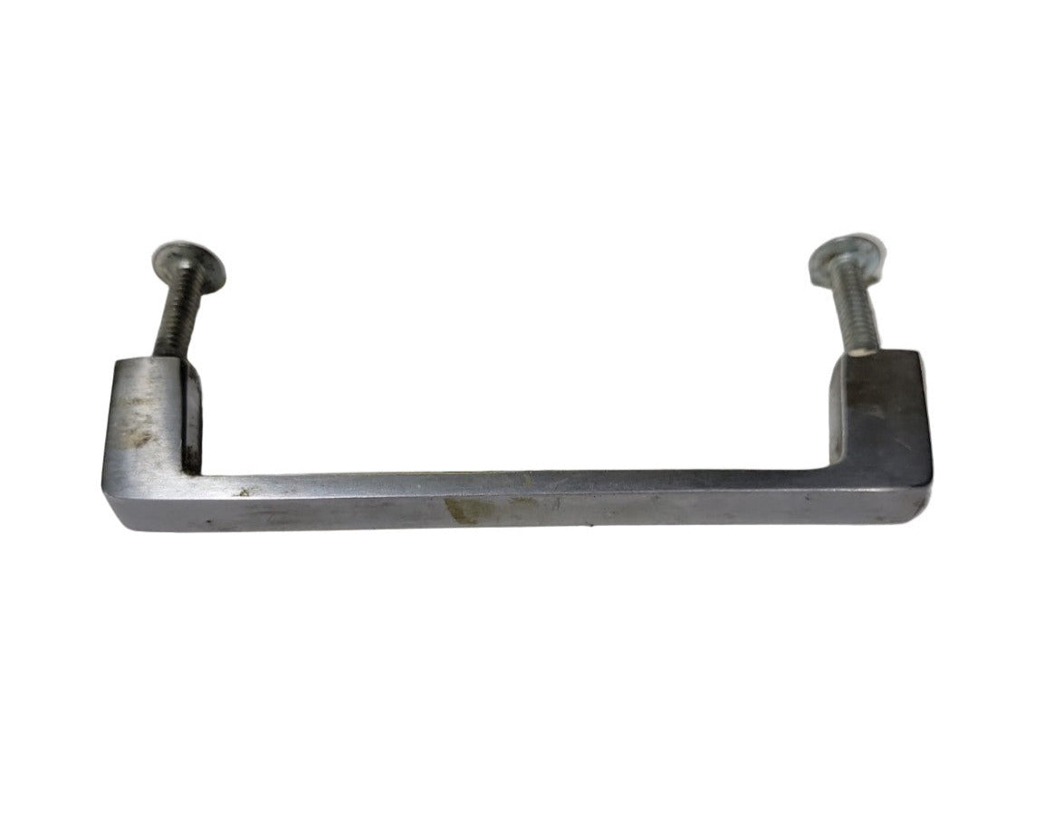 Set of 3 Mid-Century Modern Chrome Drawer Pulls – 4 ½" L x 7/16" W