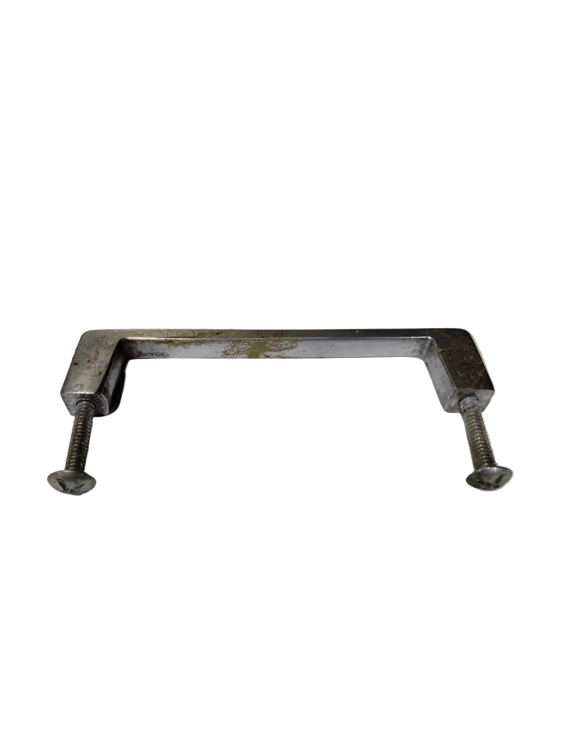 Set of 3 Mid-Century Modern Chrome Drawer Pulls – 4 ½" L x 7/16" W