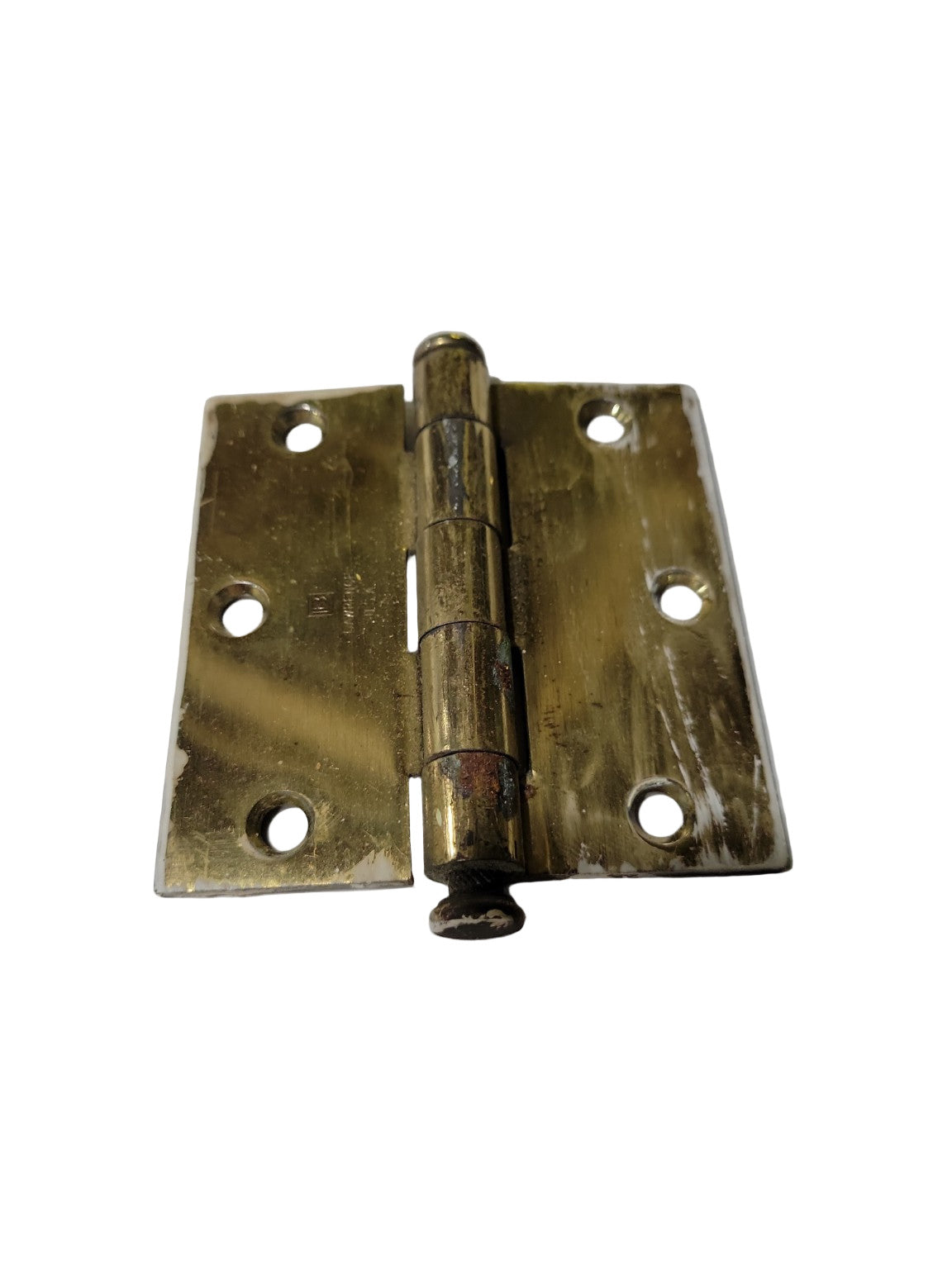 Set of 6 Solid Brass Door Hinges – 3 ½" x 3 ½"