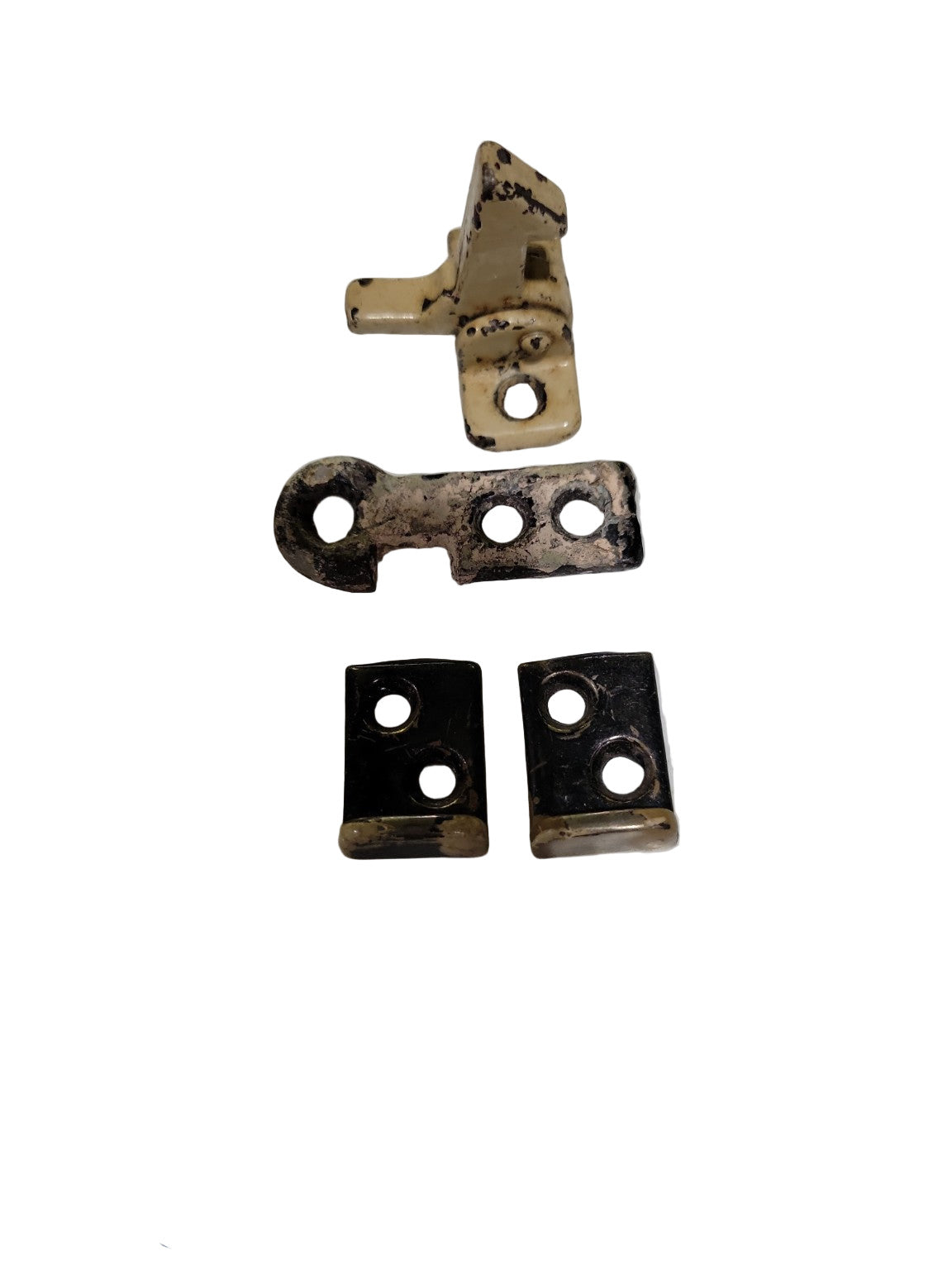 Set of 4 Vintage Window or Cabinet Catch Components – Mixed Styles