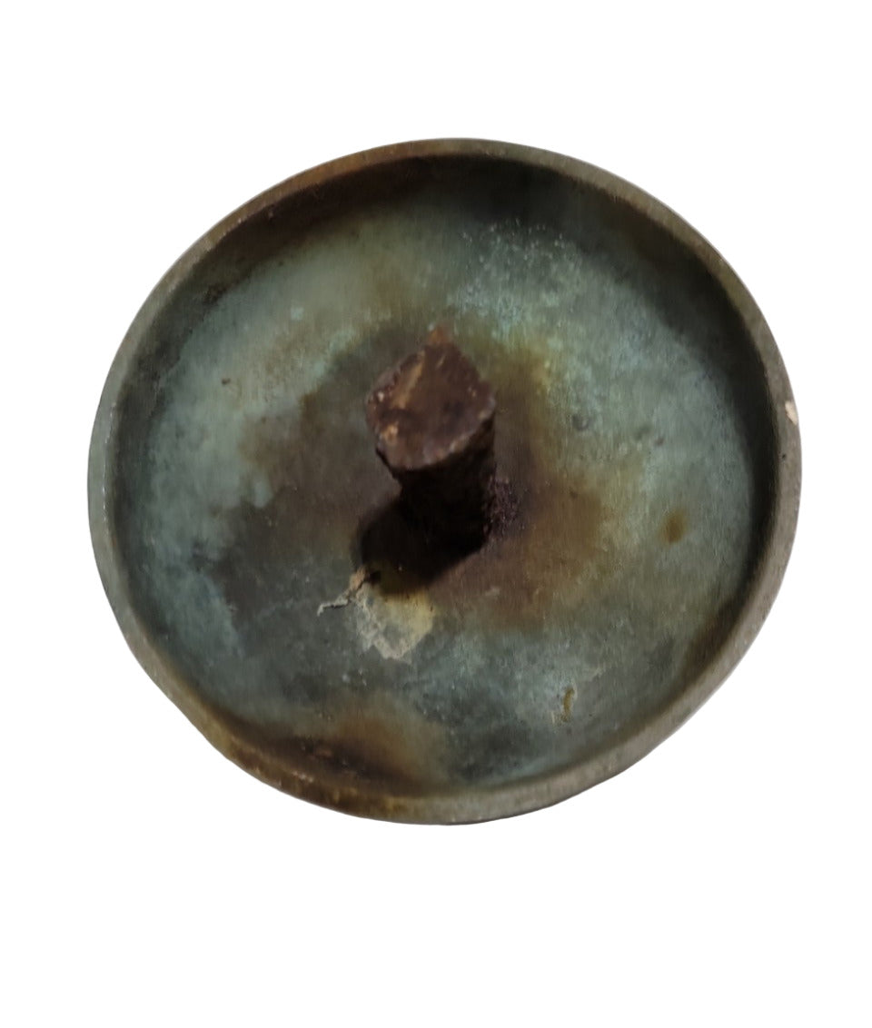 Antique Embossed Brass Door Bell Cover – Victorian Era