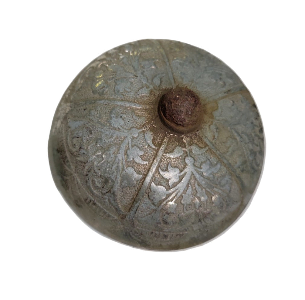 Antique Embossed Brass Door Bell Cover – Victorian Era