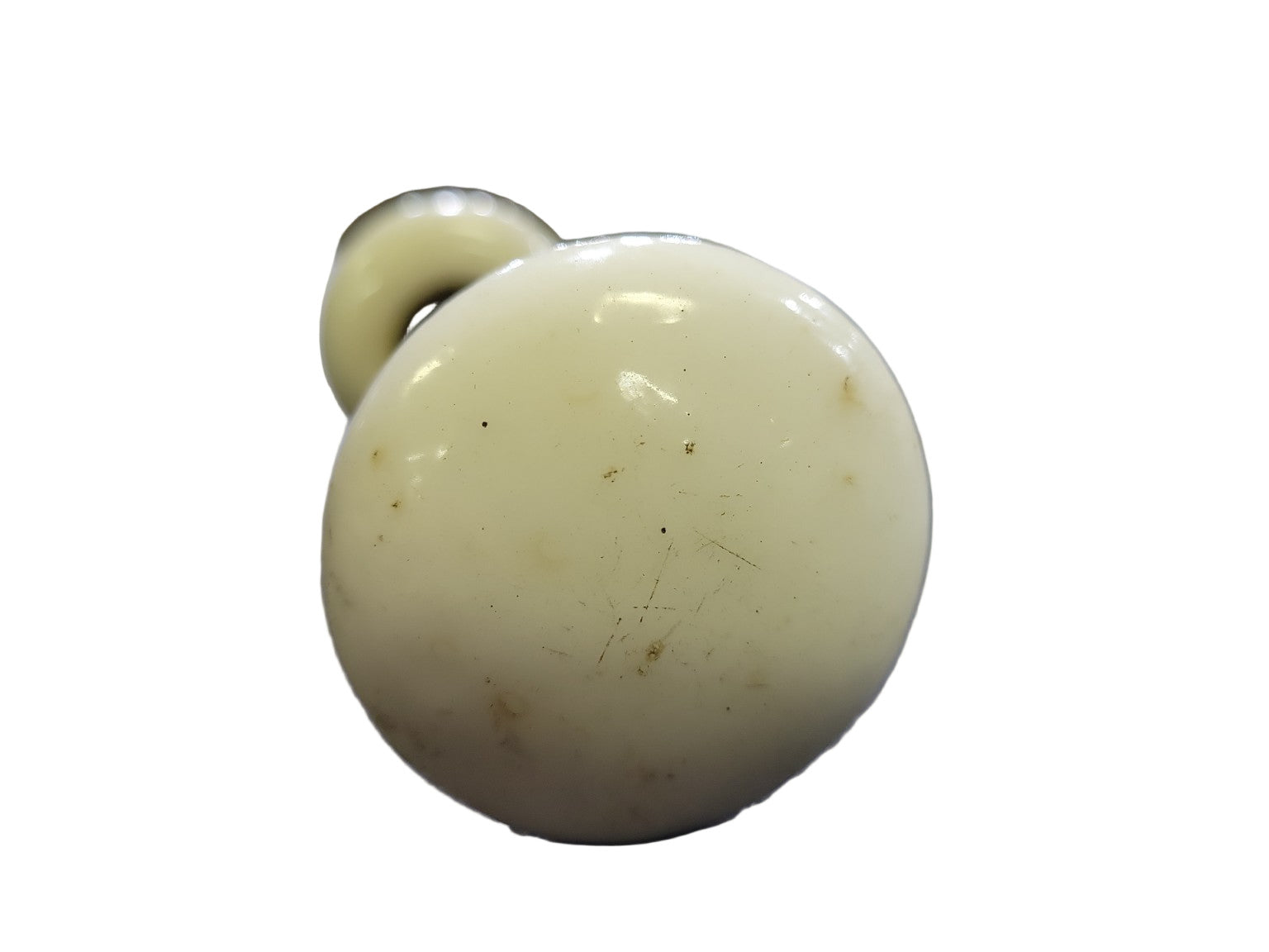 Antique White Porcelain Door Knob Set – Iron Spindle