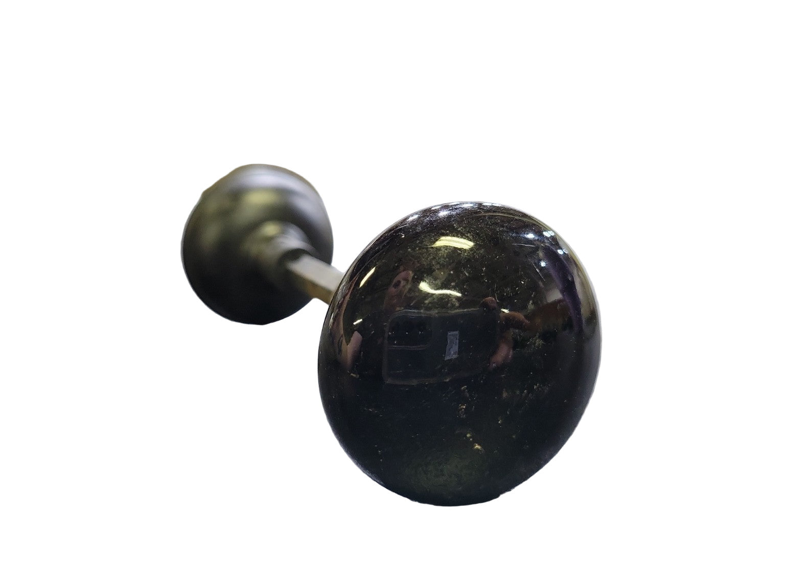 Lot of 10 Mixed Black Door Knob Sets – Porcelain & Cast Brass