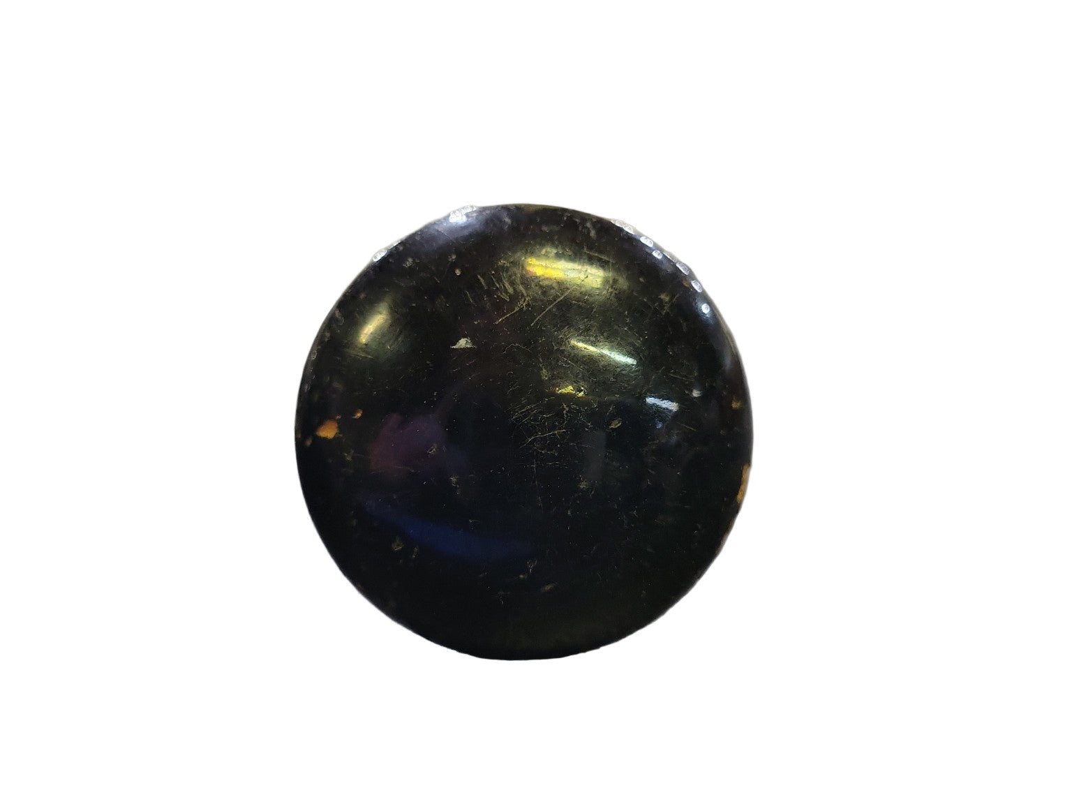 Pair of Oversized Black Porcelain Door Knobs – Salvaged Hardware