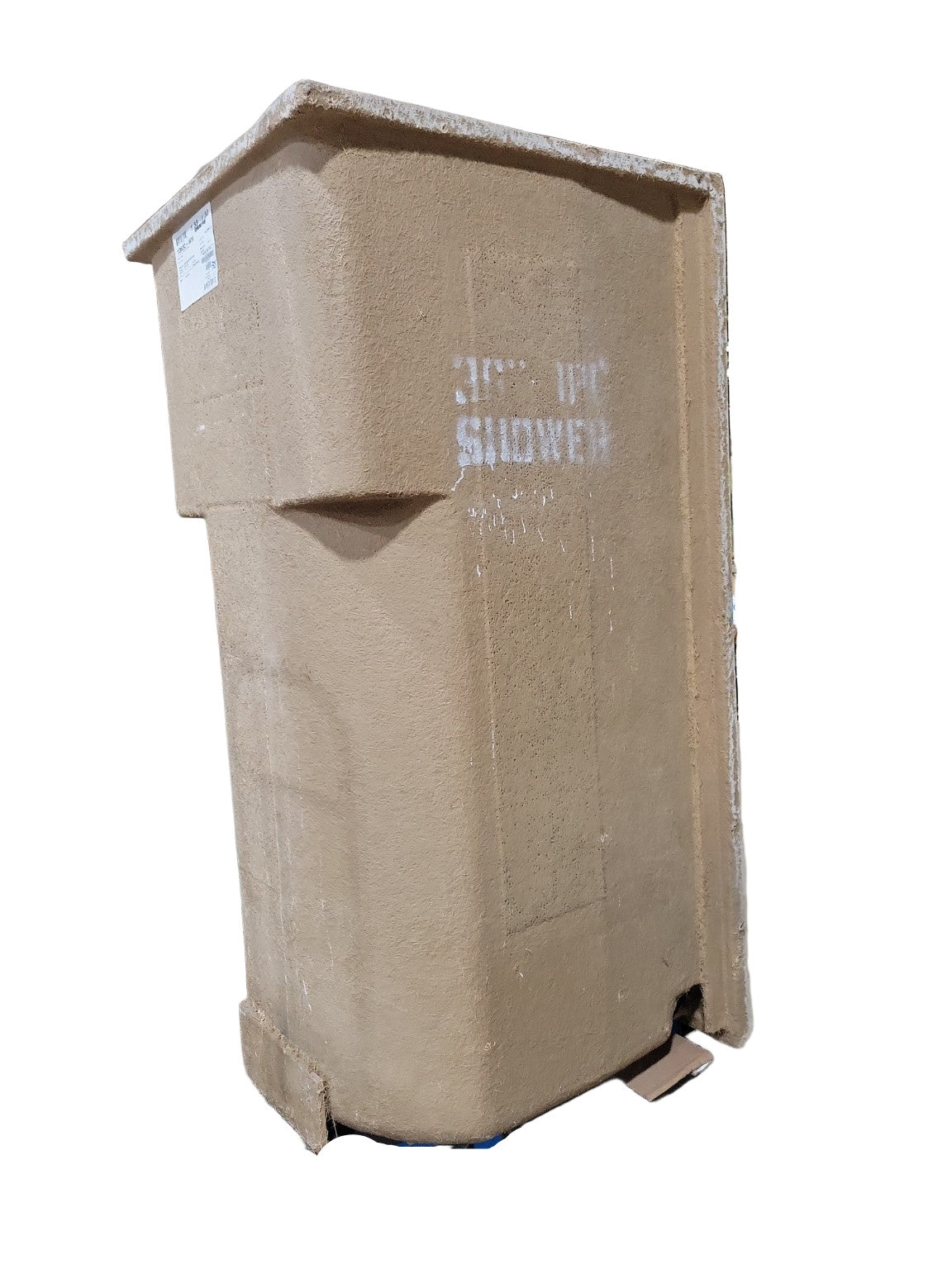 Aquatic 1363C-WH One-Piece Shower Stall – 36" x 36" Center Drain