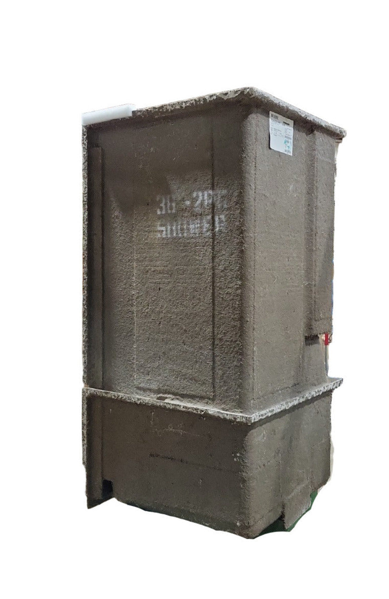 Aquatic 13632PPC-WH 2-Piece Shower Stall – 36" x 36" Center Drain