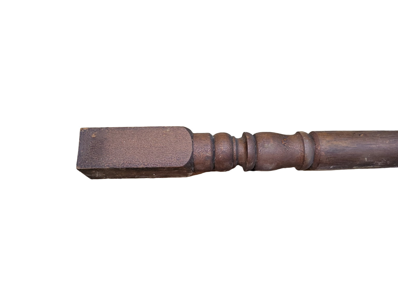 Lot of 9 Salvaged Turned Wood Stair Spindles – 2" to 2" W x 28 5/8" to 29 ½" L