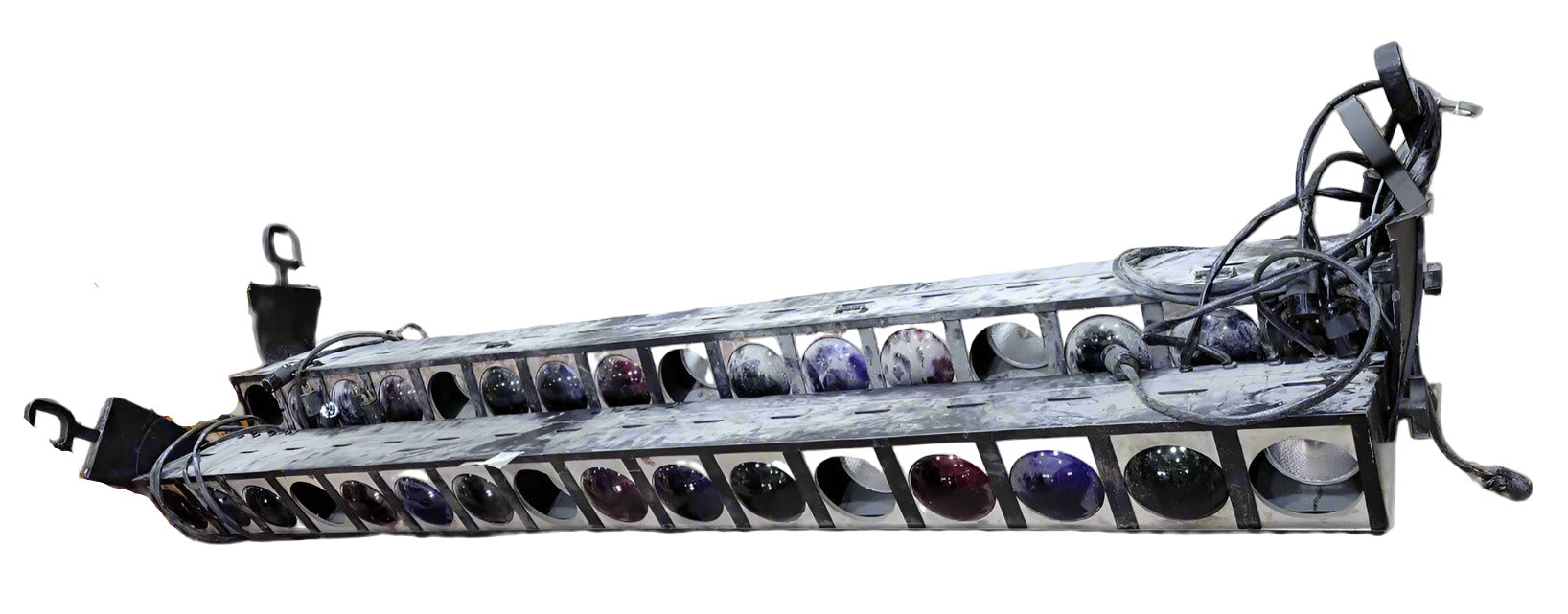 Vintage Industrial Stage Light Bar – 16-Bulb Multi-Color (Individual Unit)