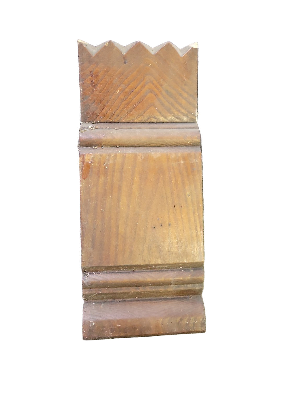 Victorian Fluted Wood Plinth Block – Single Piece