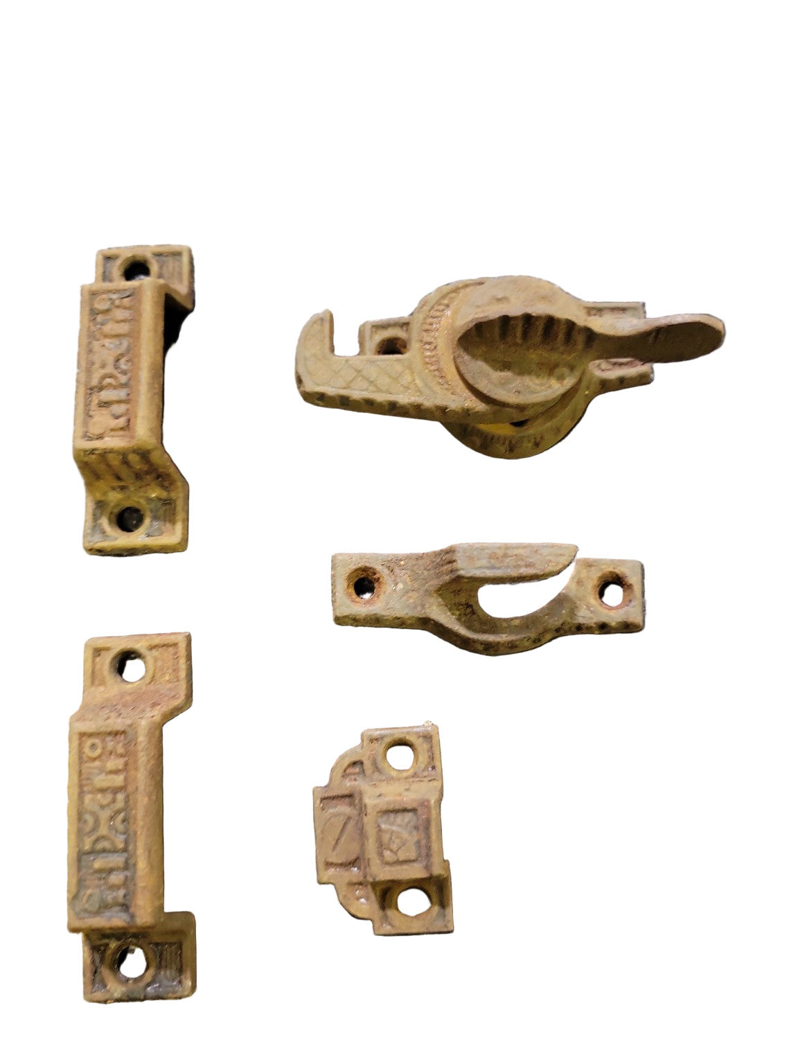 Eastlake Style Window and Lock Hardware – Assorted Lot