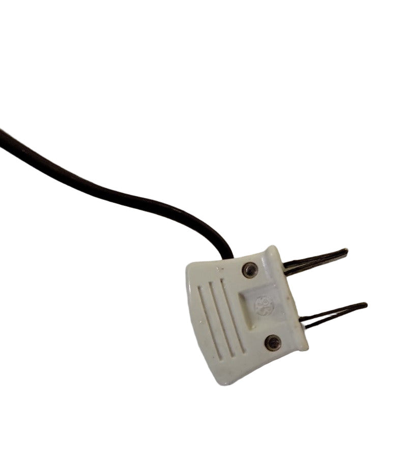 Vintage Stiffel Table Lamp – Brass & Milk Glass Column, 35" H