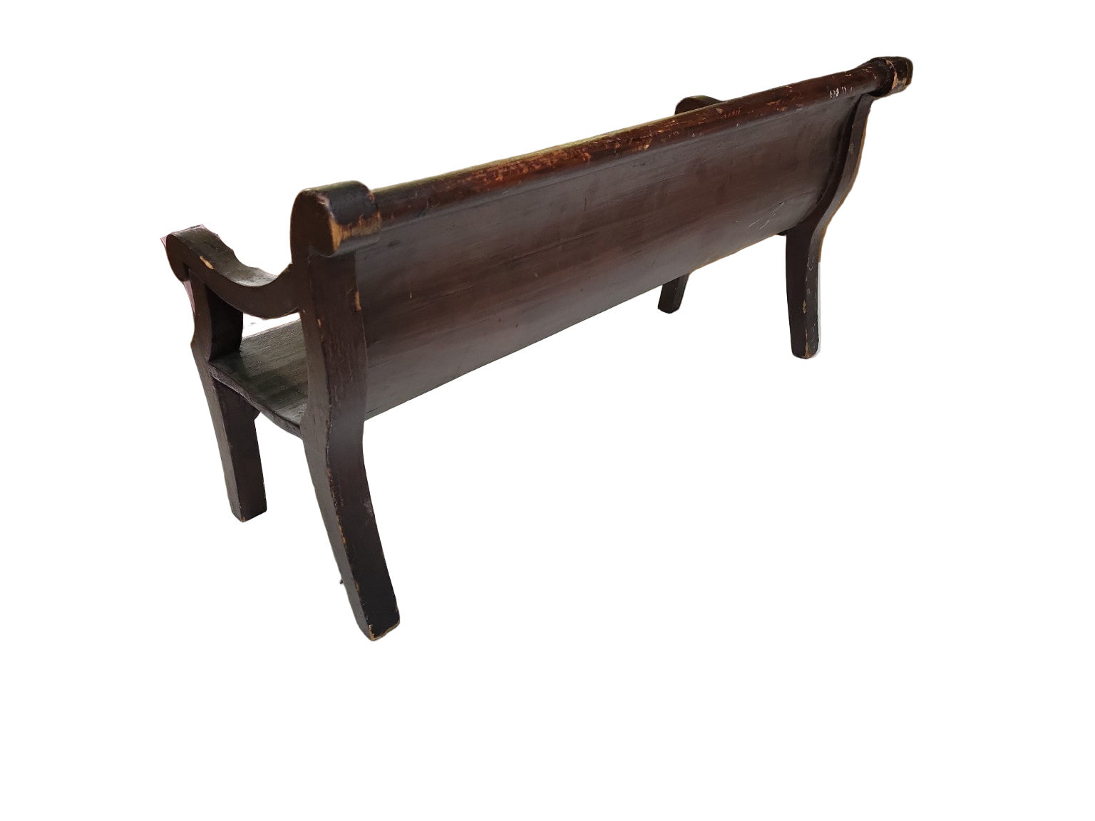 Vintage Miniature Wooden Church Pew Bench