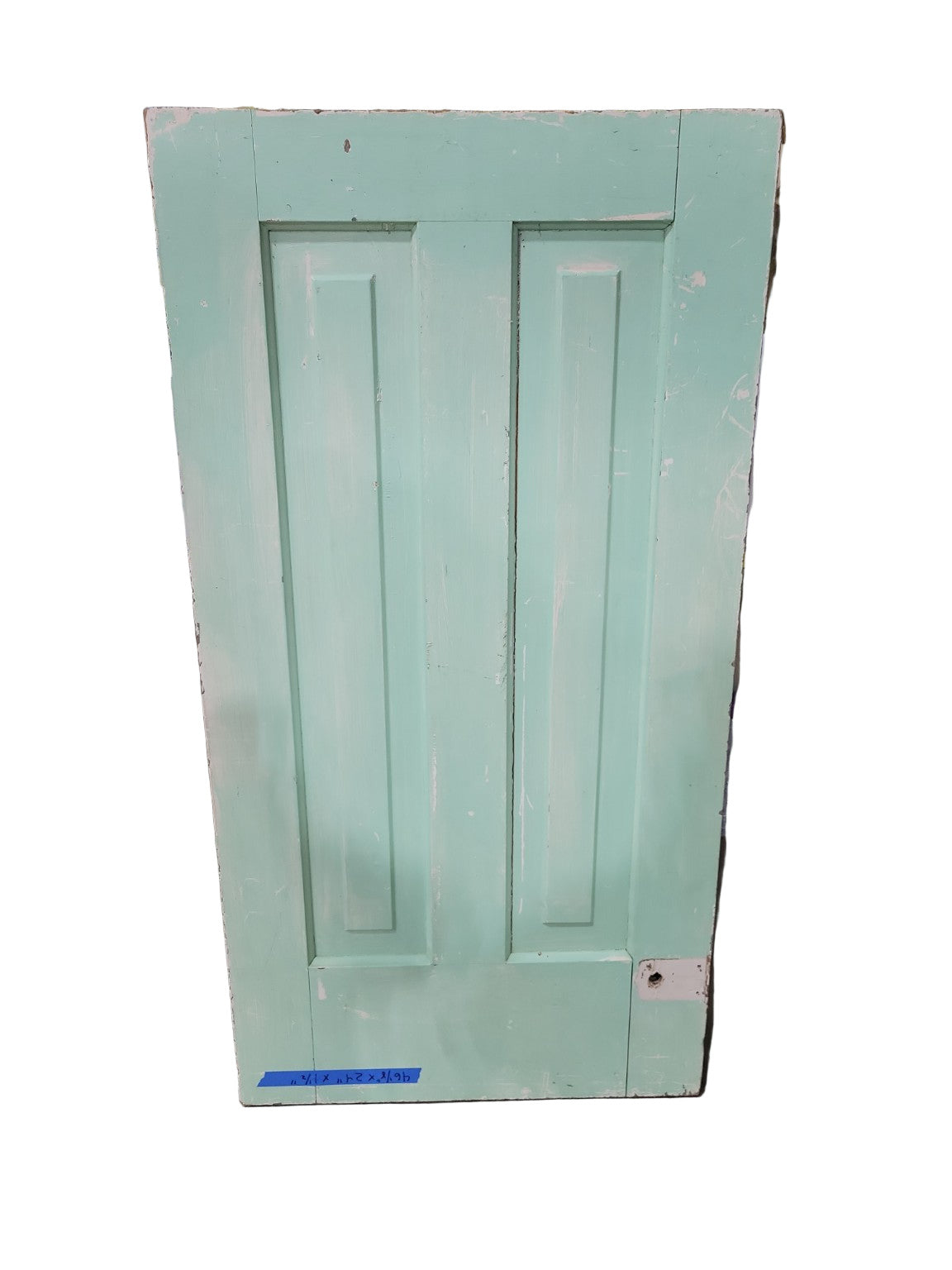 Antique Two-Panel Wooden Door – 46 ⅛" x 24" x 1 ½"