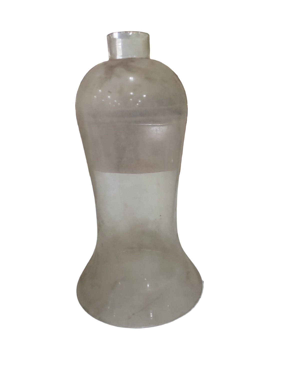 Vintage Clear Bell Glass Light Shade – 6 ½" Diameter x 11 ½" Tall