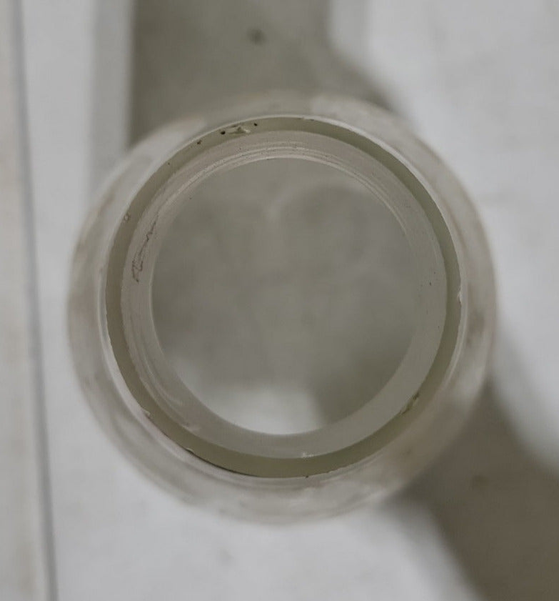 Vintage Clear Glass Tapered Chimney Shade – 4½" Diameter x 9" Tall