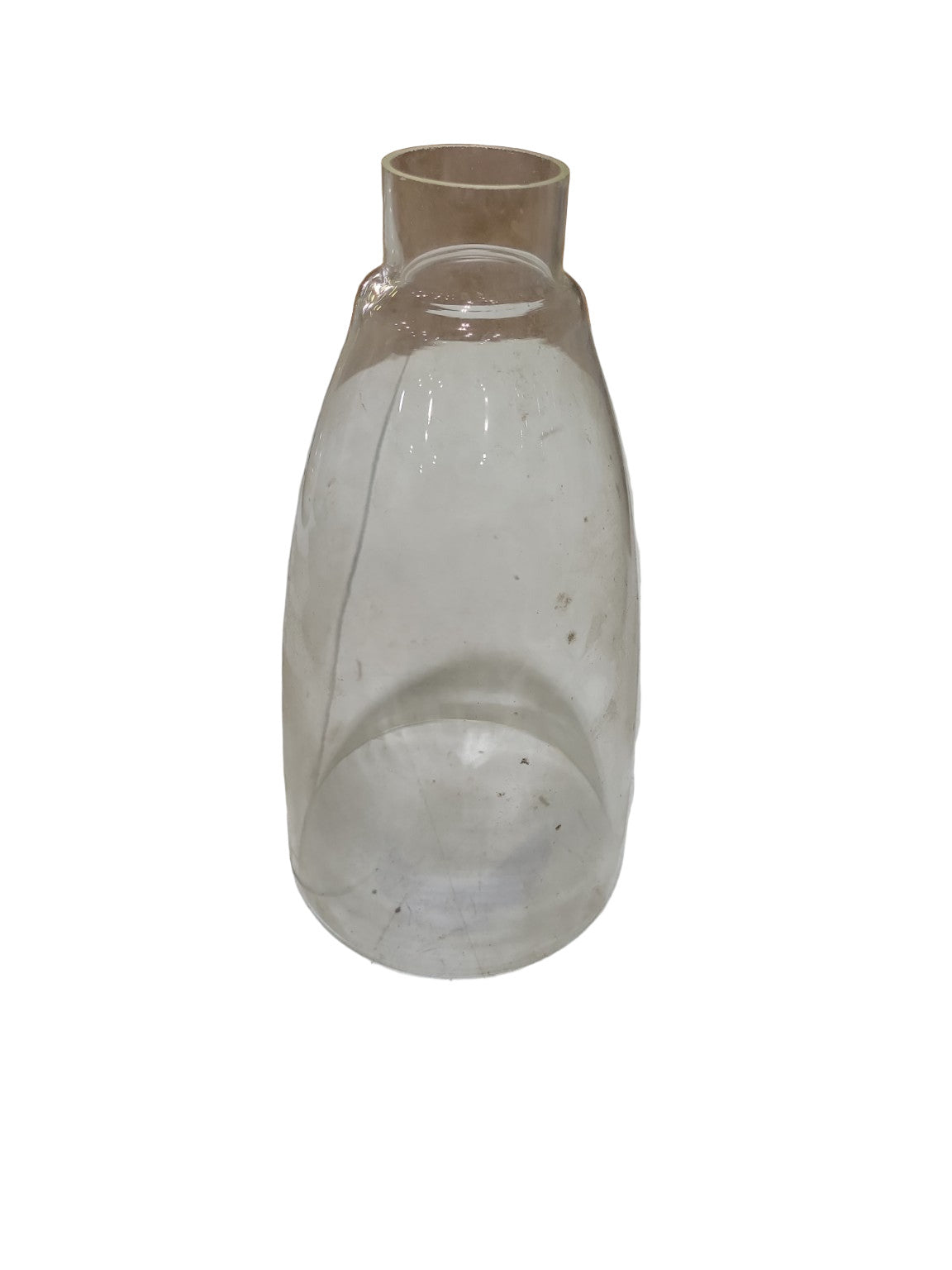 Vintage Clear Glass Tapered Chimney Shade – 4½" Diameter x 9" Tall