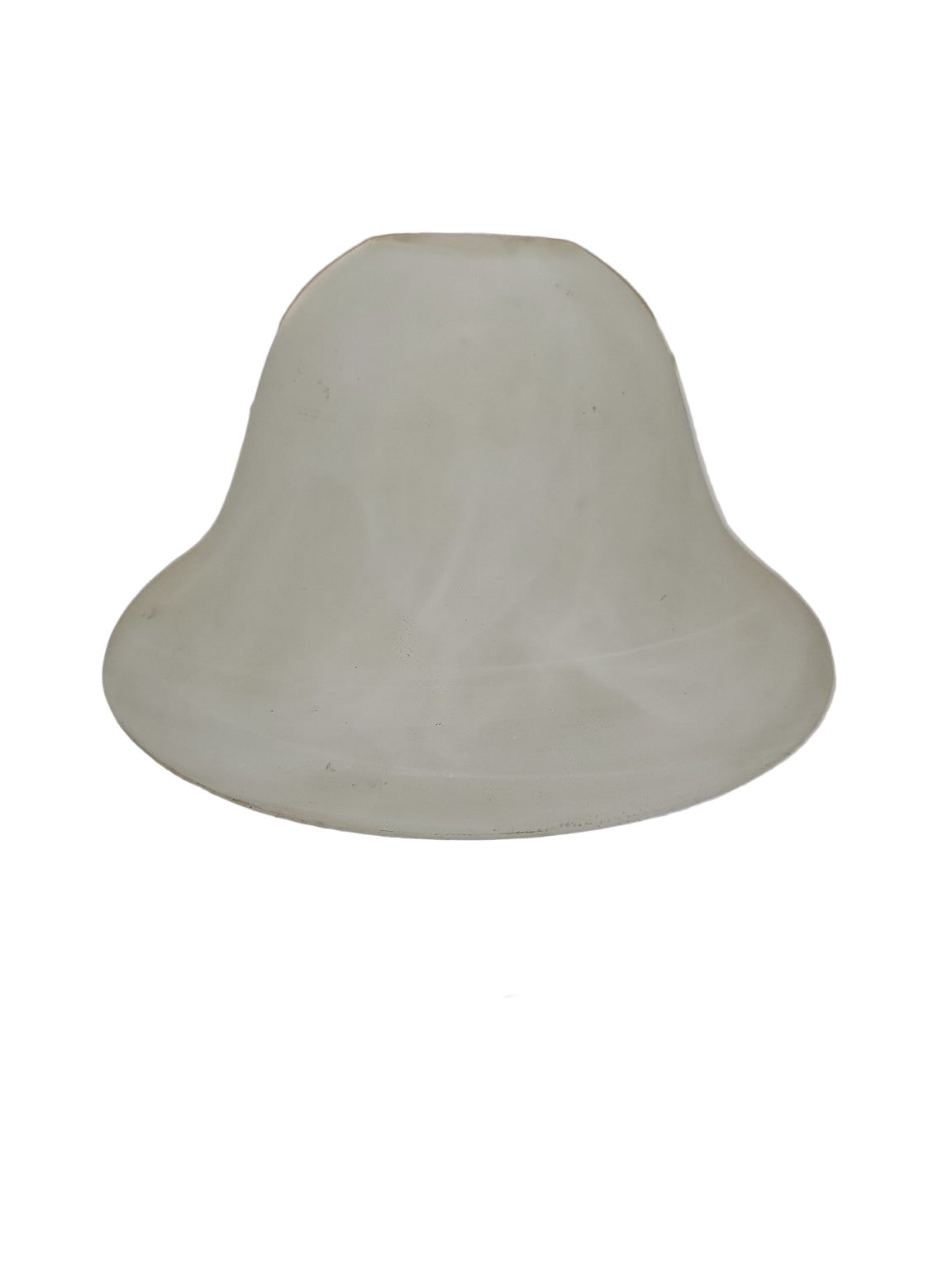 Vintage Frosted Glass Bell Shade – 7 ½" Diameter x 4" Tall