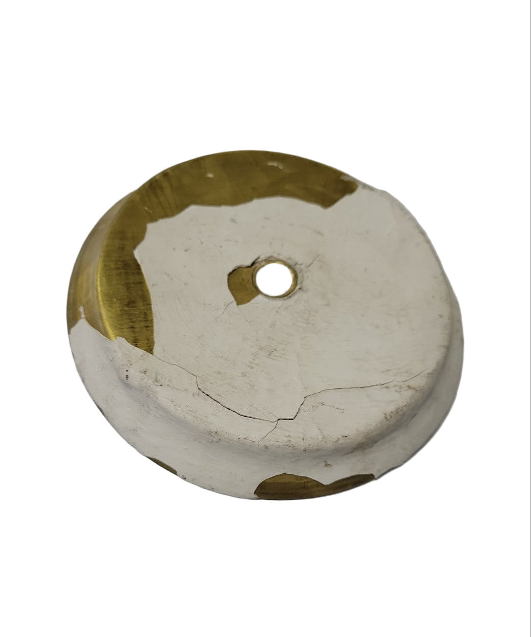 Vintage Brass Ceiling Canopy – 4 ¾" Dome Light Fixture Cover